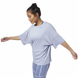 Reebok Nature X T Shirt Damen - HellBlau - DE 716-JMA